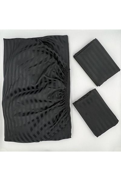 pınarhome collectıon ملاءة جاهزة من الساتان + غطاء وسادة مغطى (عمق الزاوية العالية) ***أحدث الاتجاهات***