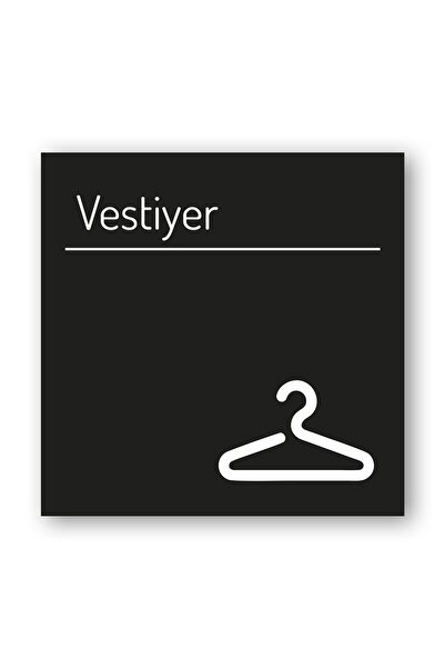 EGESTA لافتة تحويل تحذيرية لمدخل / باب / مدخل غرفة الملابس - أسود