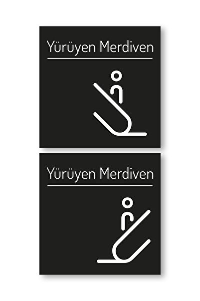 EGESTA منطقة الصعود والنزول للسلالم المتحركة / الباب / لافتة تحذيرية للممر مج...