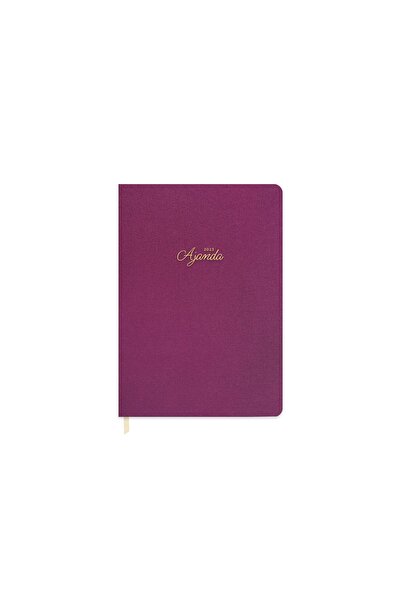 KESKİN COLOR Keten Günlük Ajanda, Sert Kapak, Çizgili Krem Kağıt, 192 Yaprak,...