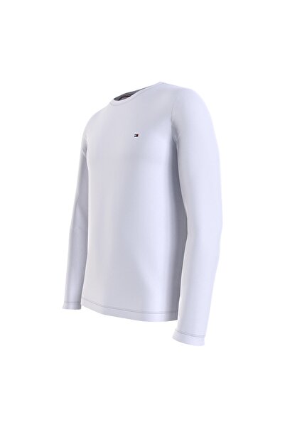 Tommy Hilfiger Bisiklet Yaka Beyaz Erkek T-shirt Mw0mw10804ybr