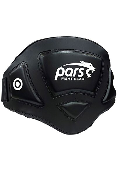 Pars Kickboks Muay Thai Antrenör Bel Koruyucu Beyaz-siyah