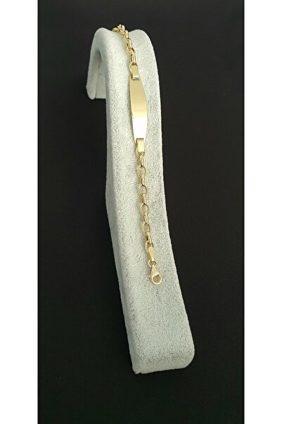 Goldlife jewellery Bebek 14 Ayar Altın Isimlikli Künye