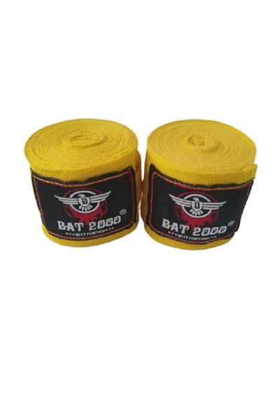 Bat2000 Bat 2000 Boxing Bandage Elastic Bandage (ζεύγος) και σετ μάσκας στόματος των 2