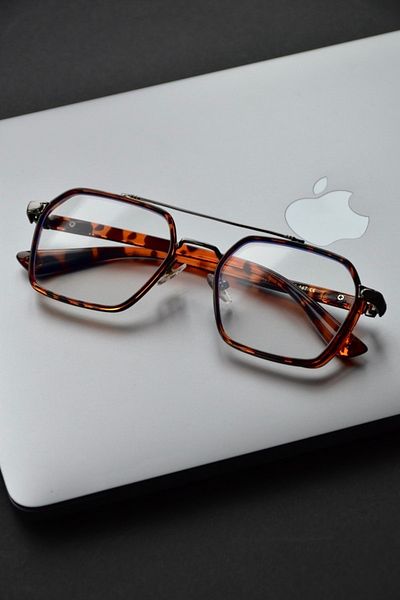 LOOKUP Blue Light Protection Glasses Optical Compatible Can Change Glasses Blue Block Unisex Women Leopard