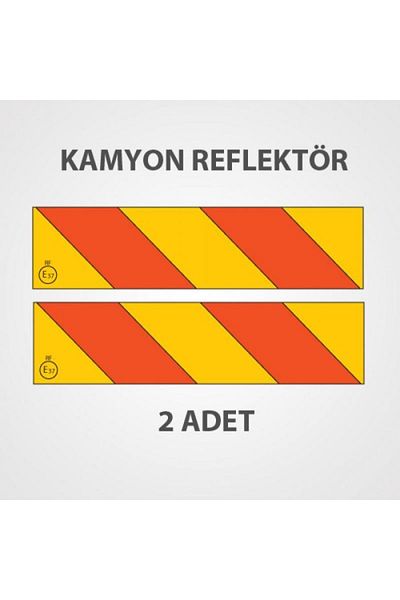 BantMarketim Truck Rear Sign Reflector Metal Sheet Material