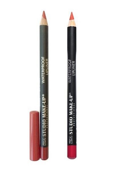 TCA Studio Make Up Tca Studio Make-up Waterproof Lipliner 2 Pieces-1077-1071