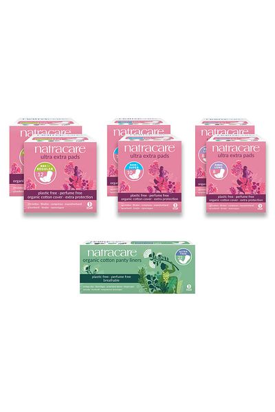 Natracare Organic and Natural Winged Ultra Extra Pad Set 2 - 82 Pads