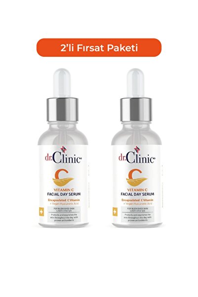 Dr. Clinic Lekeli Ciltler C Vitamin Serumu 2'li Paket