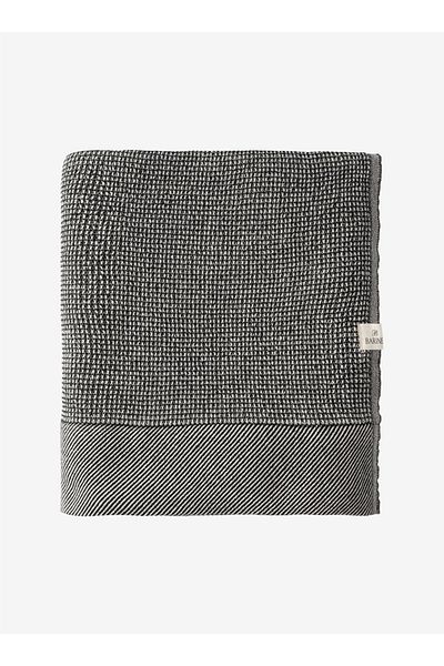 Barine Pergamon Wool Sofa Shawl Black 130X170
