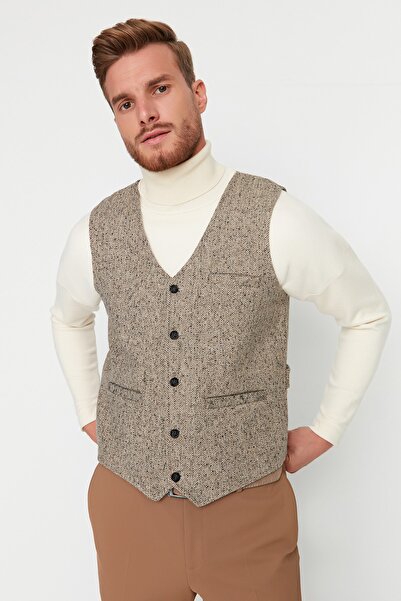 Trendyol Collection Vest - Brown - Basic