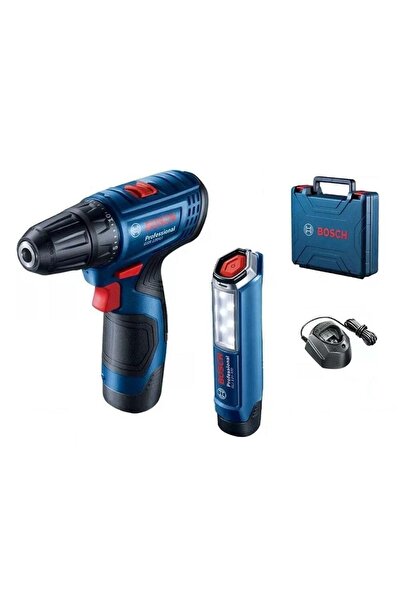 Bosch Gsr 120 Şarjlı Matkap + Glı 120 Fener 12 Volt Çift Akü