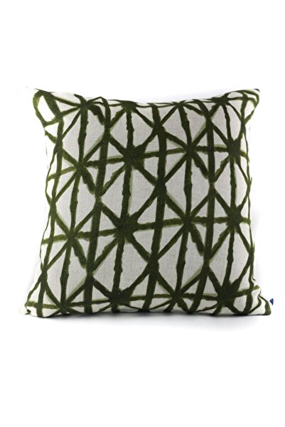 Taka Fabrics Takatrend Natural 100% Viscoză Ințeță Imprimare Colorată Țesut 43x43 Cm Dimensiune Față de pernă de lux B450053