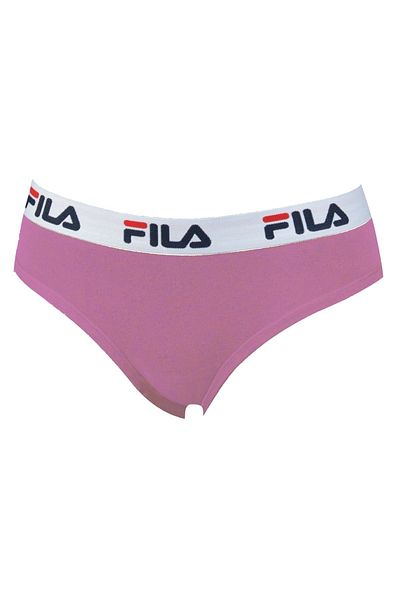 FILA Damen Slip - Regular Waist, Slip mit breitem Logo-Bund, Baumwolle, einfarbig