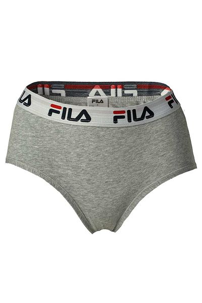 FILA Damen Hipster Slip - Pants, Logo-Bund, Cotton Stretch, einfarbig, XS-XL