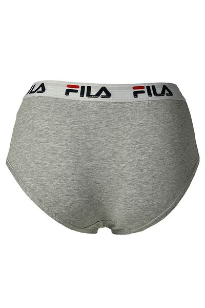 FILA Damen Hipster Slip - Pants, Logo-Bund, Cotton Stretch, einfarbig, XS-XL