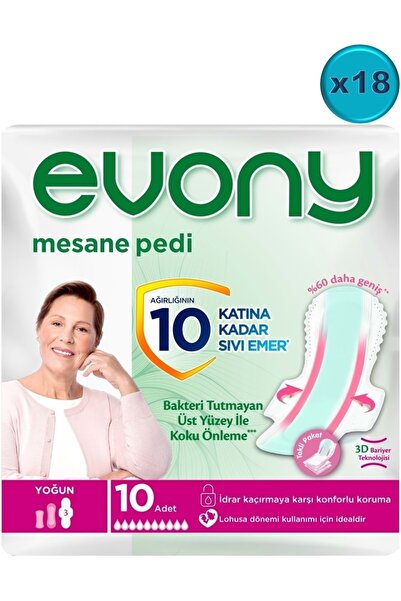 Evony Günlük Mesane Pedi Yoğun 180 Adet (18pk*10)