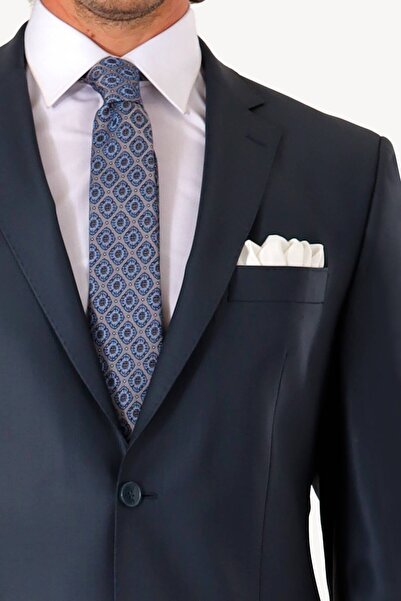 Ysf Erkek Mavi Regular Fit Takım Elbise