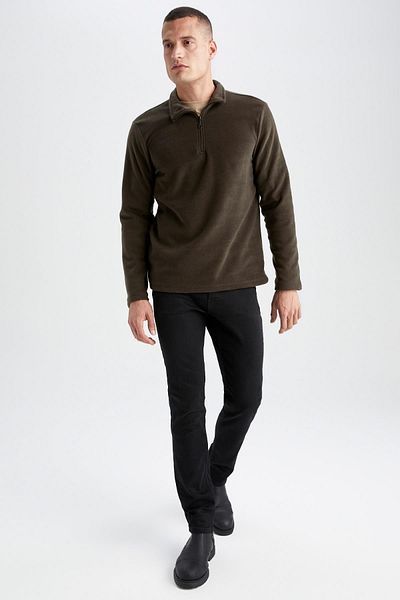DeFacto Softshell & Fleece - Khaki - Regular Fit