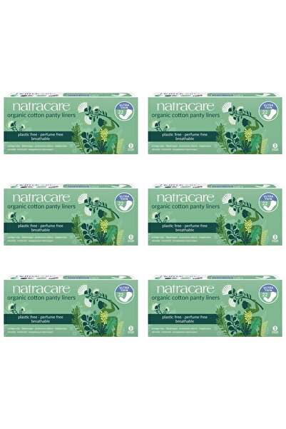 Natracare مجموعة فوط رفيعة للغاية مكونة من 6 قطع - عضوية وطبيعية، 132 قطعة