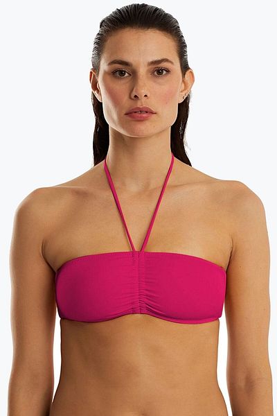 AYYILDIZ 63541 Fuchsia Strapless Bikini Top