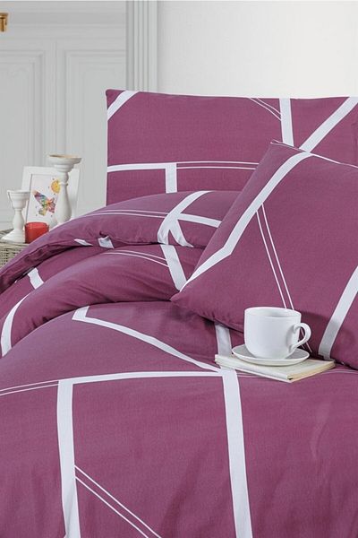 Mulberry Dupla 4 részes paplanhuzat szett - 200x220 lila