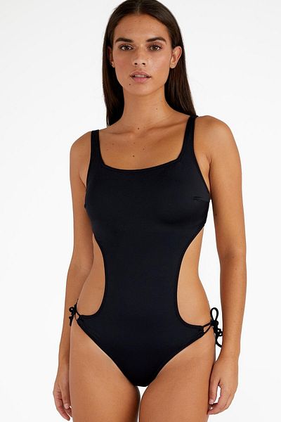 AYYILDIZ Monokini - Schwarz - Unifarben