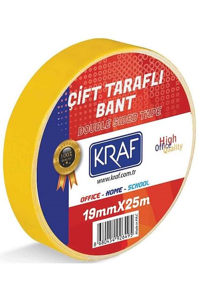 KRAF Ταινία διπλής όψης 19 mm X 25 Mt
