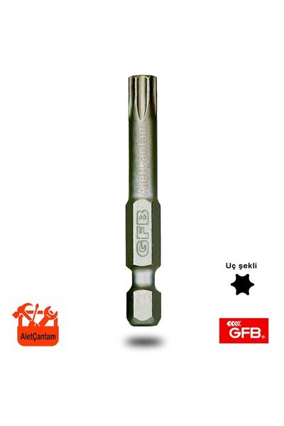 GFB Bits Tork Uç Vidalama Torx Matkap Ucu T25 X 50 Mm