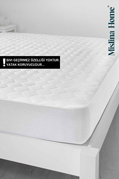 Mislina Home Mislina Kapitone Eko Tek Kişilik Yatak Koruyucu Fitted 90x190