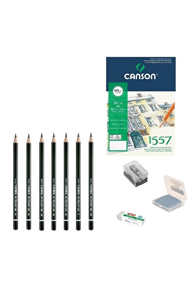 LYRA Eskiz Başlangıç Seti 9 + Dereceli Kalem + A5 Defter + Dağıtıcı Set + Sil...
