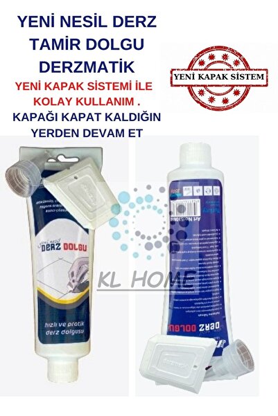 Master 4 Adet Yeni Nesil Büyük Boy Derz Dolgu 350gr Derzmatik Beyaz Renk(raf ...