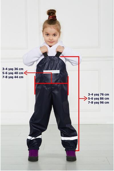 Kidsabu Children's Rainsuit Mustard - Unisex Rain Pants - Limited Edition
