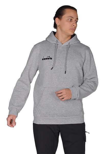 Diadora Мъжки спортен суитшърт от памук Greymelanj - Ddber1030016