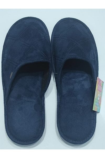 Twigy Ανδρικές παντόφλες σπιτιών Slıce Navy Blue-aa0471