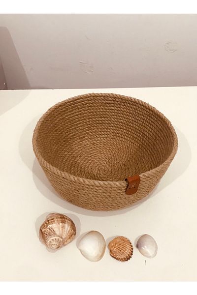 Hediyeninellitonu Καλάθι Οργανωτή 25*12 Χειροποίητο