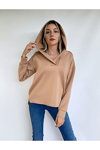 ORZUQLIFE مقنعين الغوص النسيج البلوز