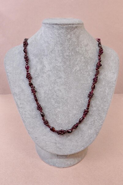 Dünya Doğal Taş Lal Taşı Kolye