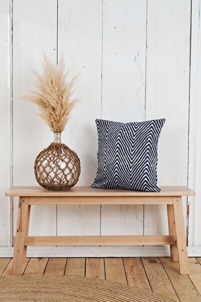 Karaca Home Savana Mavi Jakar Kırlent 45 Cm X 45 Cm