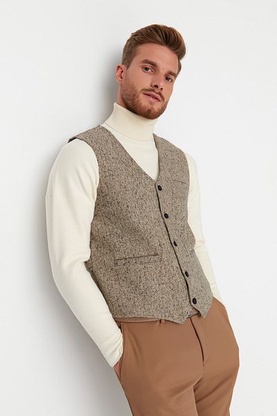 Trendyol Collection Vest - Brown - Basic