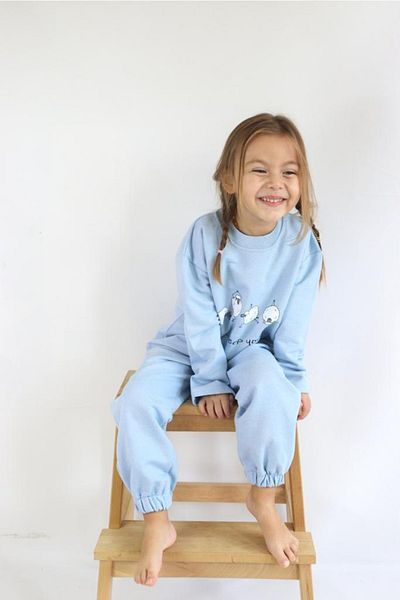 le petit sole Sheep Yoga Girl's Bottom-Top Set