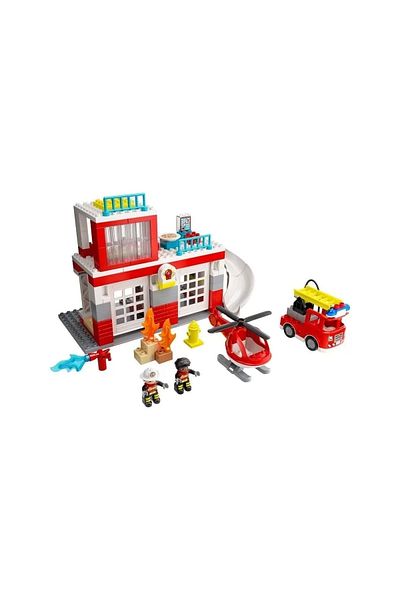 LEGO New Estevia Urg 10970 Fire Department and Helicopter, 117 Parts +2 Age Company