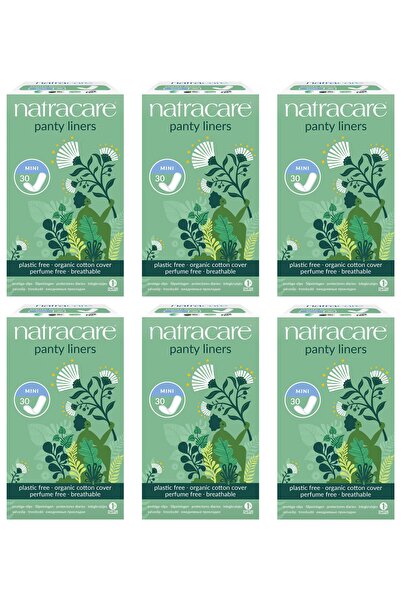 Natracare Organik Ve Doğal Günlük Ped Mini 30'lu 6'lı Set - 180 Adet Ped
