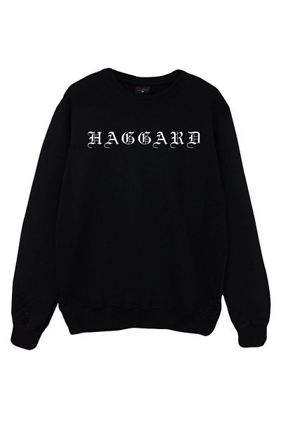 fame-stoned Унисекс суитшърт с кръгло деколте от 100% памук с щампа Haggard
