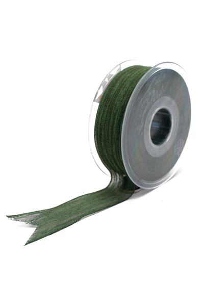 Lora Wedding 25mm Green Linen (NOPALİ) Ribbon 20 Meters