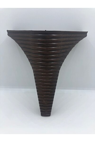 tarlasan Decorative, 15 Cm Plastic, Walnut Base, Seat, Furniture Leg (4 Pieces)