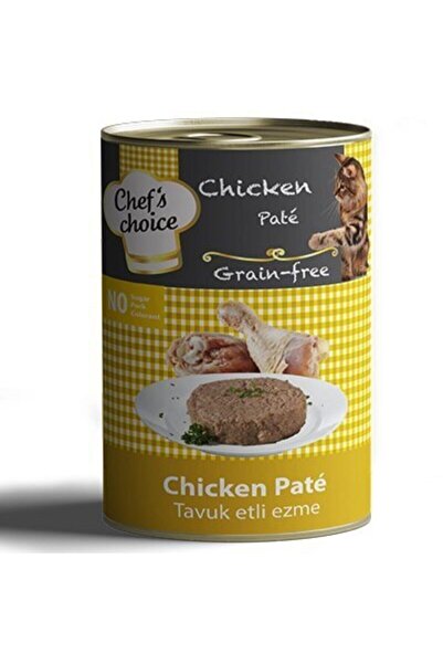 Chef's Choice Kıyılmış Tavuk Etli Tahılsız Yetişkin Kedi Konservesi 400 Gr