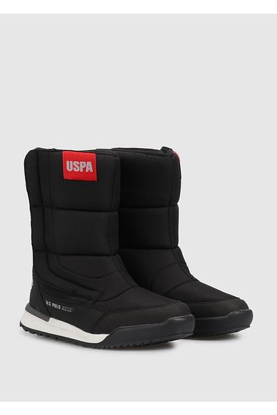 U.S. Polo Assn. Clark Μαύρα Γυναικεία Μποτάκια
