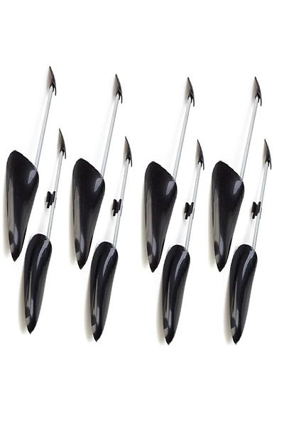 Urve Plastik Urve Spring - Spiral 4 Pieces Plastic Shoe Mold Black 39-44