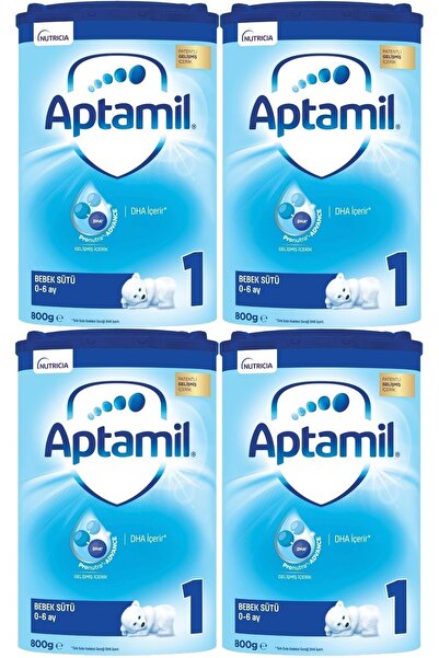 Aptamil Nutrıcıa 800gr Bebek Sütü No:1 (0-6 Ay) Doğumdan Itibaren (4 Lü Set)